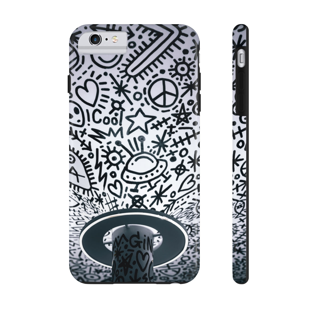 Creative doodle abstract art phone cases - GSIKE