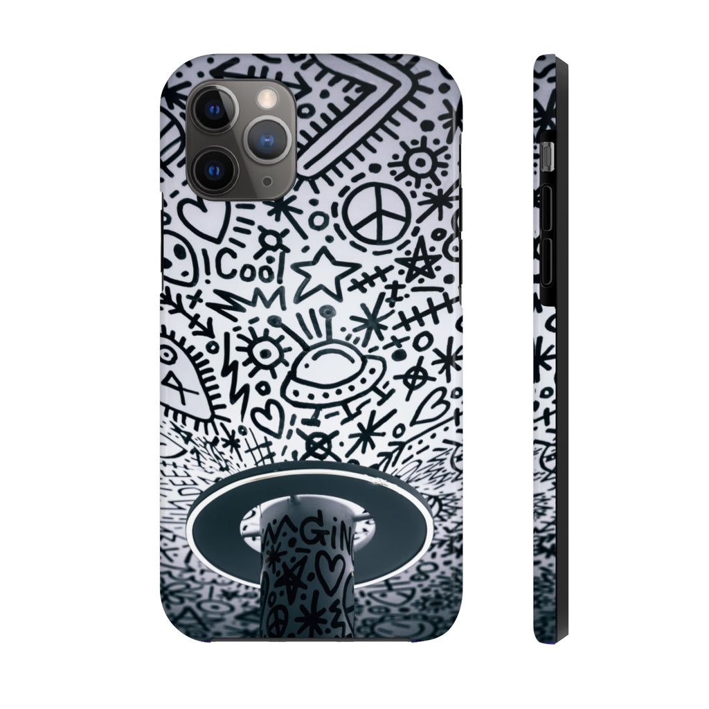 Creative doodle abstract art phone cases - GSIKE