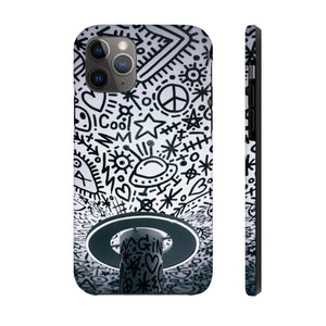 Creative doodle abstract art phone cases - GSIKE