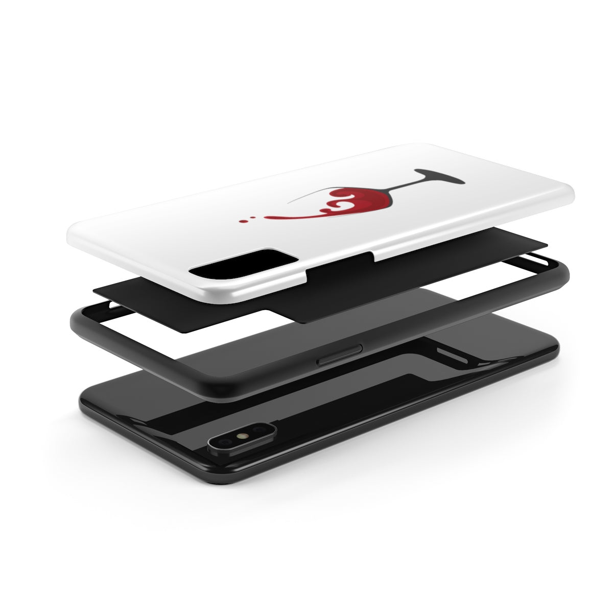 Red Wine Tough Phone Cases - GSIKE