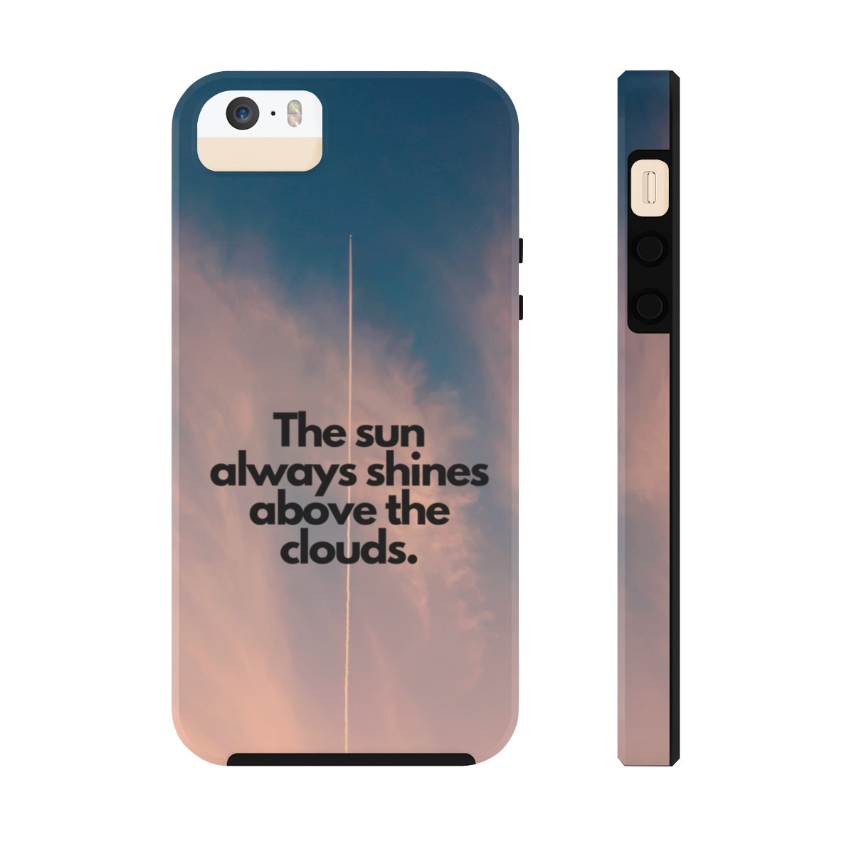 The sun always shines above the clouds Phone Cases - GSIKE