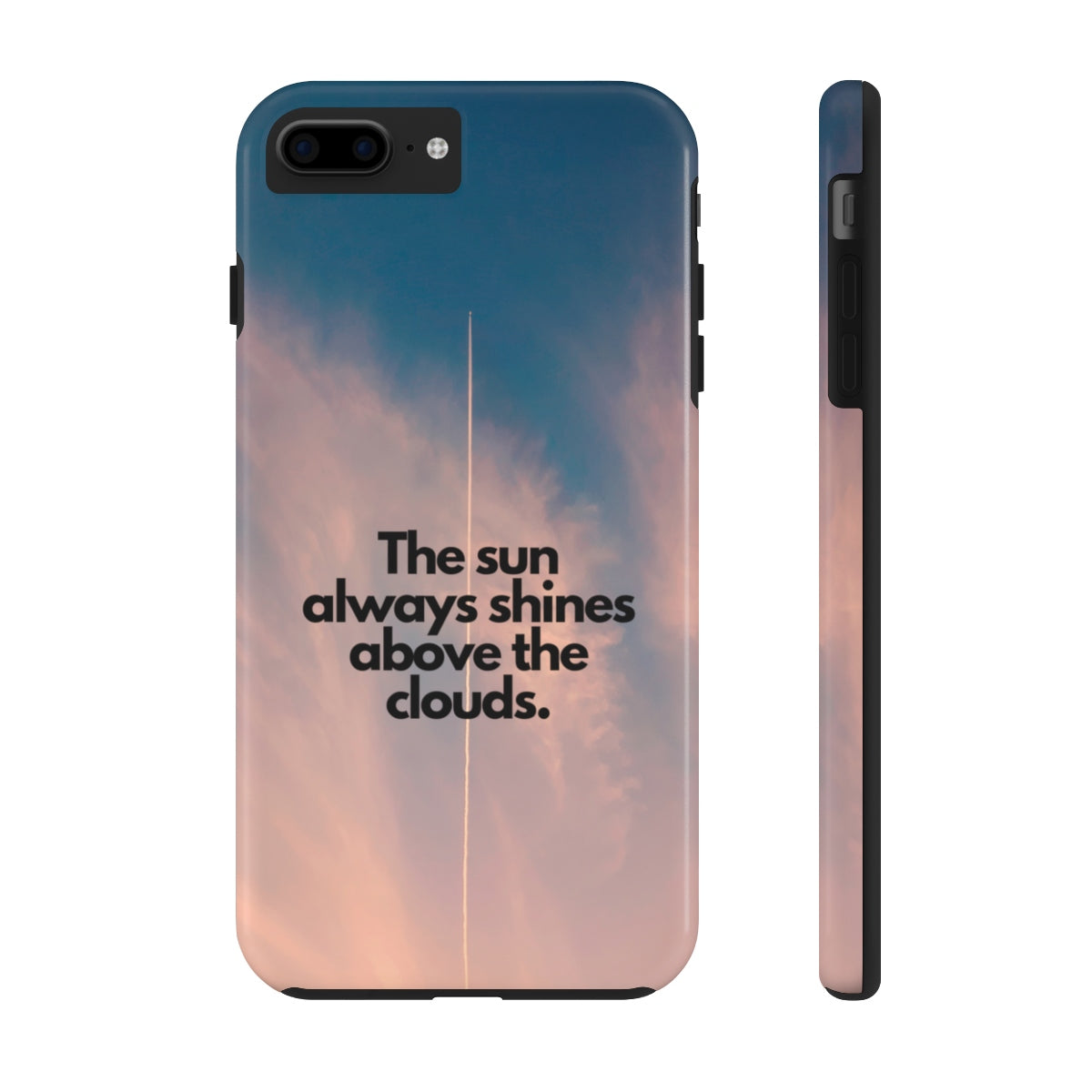 The sun always shines above the clouds Phone Cases - GSIKE