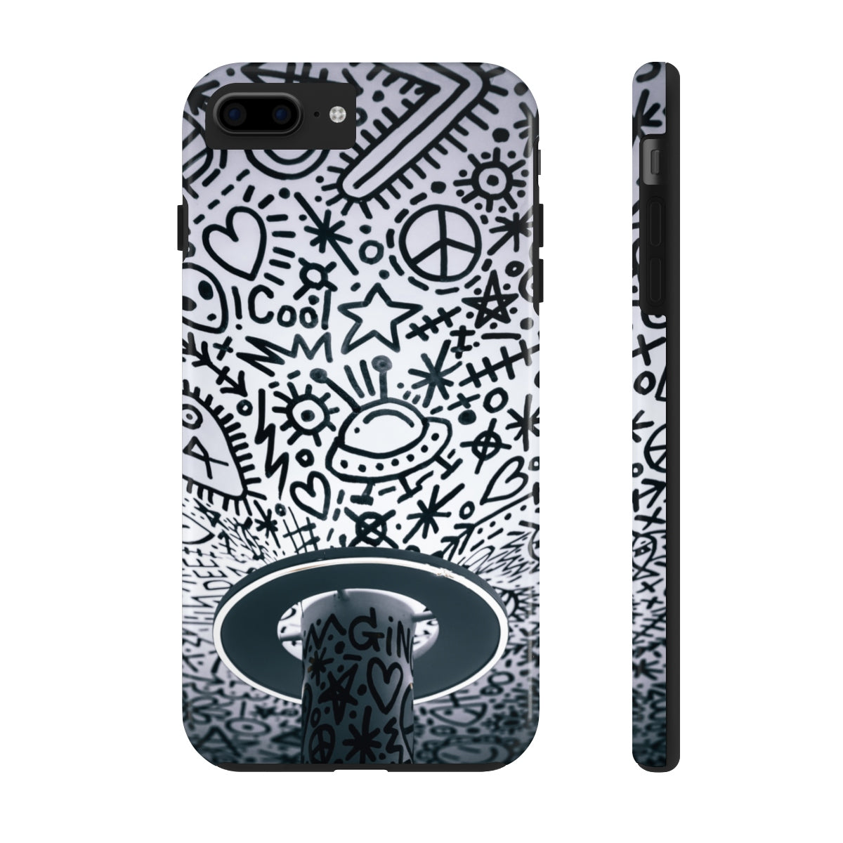 Creative doodle abstract art phone cases - GSIKE