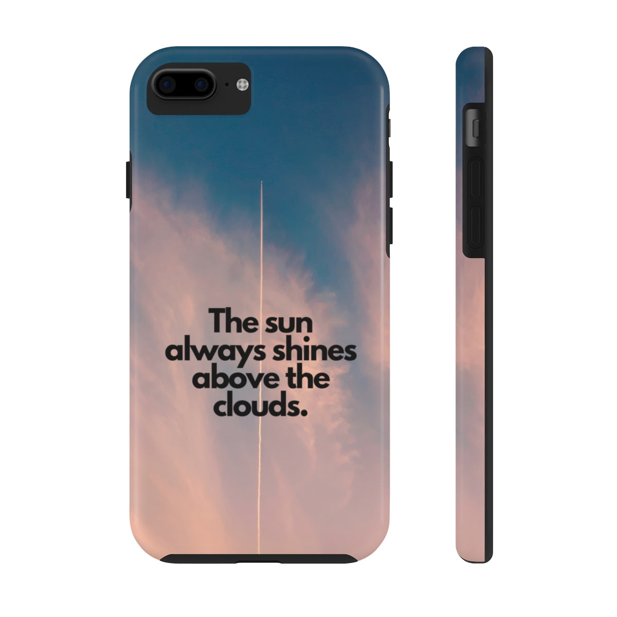 The sun always shines above the clouds Phone Cases - GSIKE