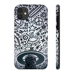 Creative doodle abstract art phone cases - GSIKE