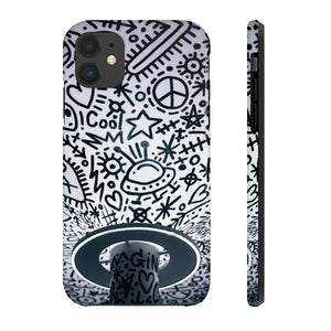 Creative doodle abstract art phone cases - GSIKE