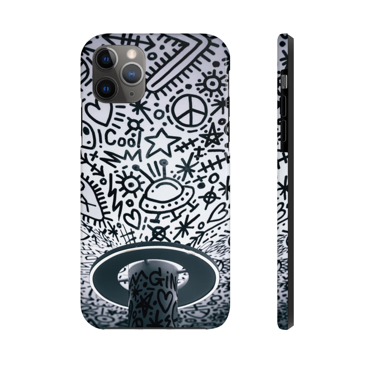 Creative doodle abstract art phone cases - GSIKE