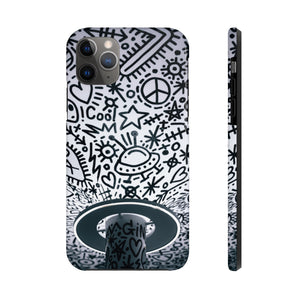 Creative doodle abstract art phone cases - GSIKE