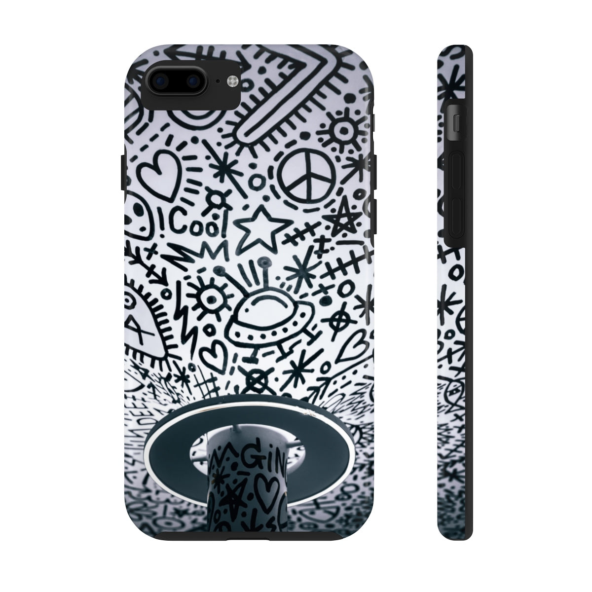 Creative doodle abstract art phone cases - GSIKE