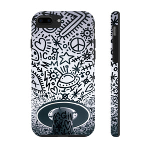 Creative doodle abstract art phone cases - GSIKE