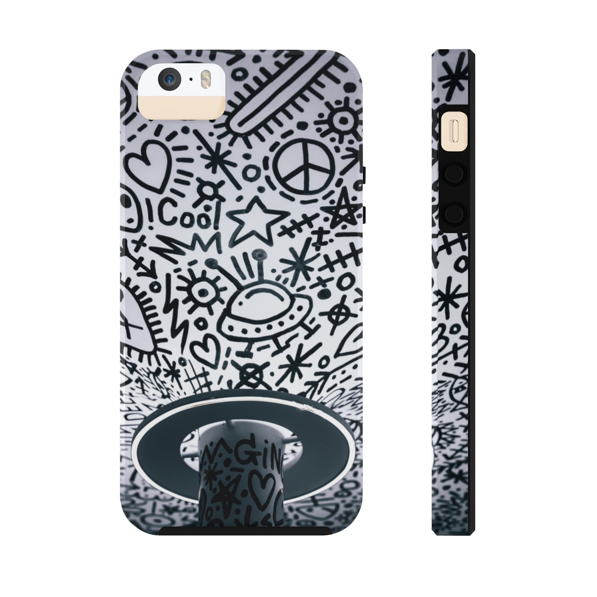 Creative doodle abstract art phone cases - GSIKE