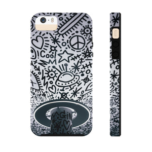 Creative doodle abstract art phone cases - GSIKE